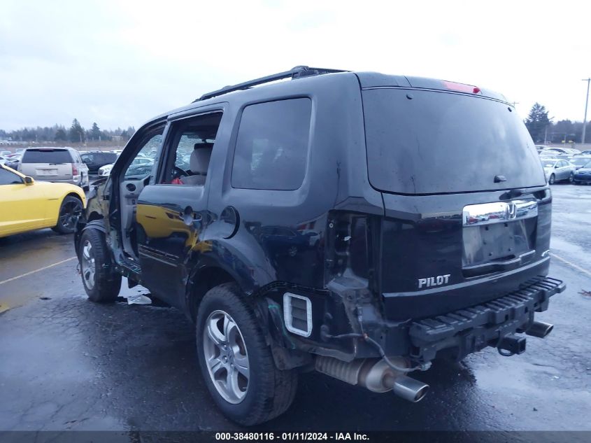 2014 Honda Pilot Ex-L VIN: 5FNYF4H71EB050974 Lot: 38480116