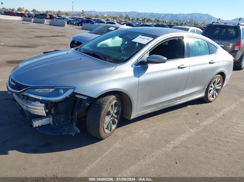 2015 Chrysler 200 Limited VIN: 1C3CCCAB3FN587560 Lot: 38480206