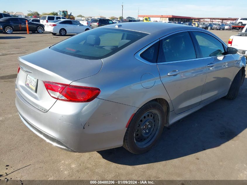 2015 Chrysler 200 Limited VIN: 1C3CCCAB3FN587560 Lot: 38480206