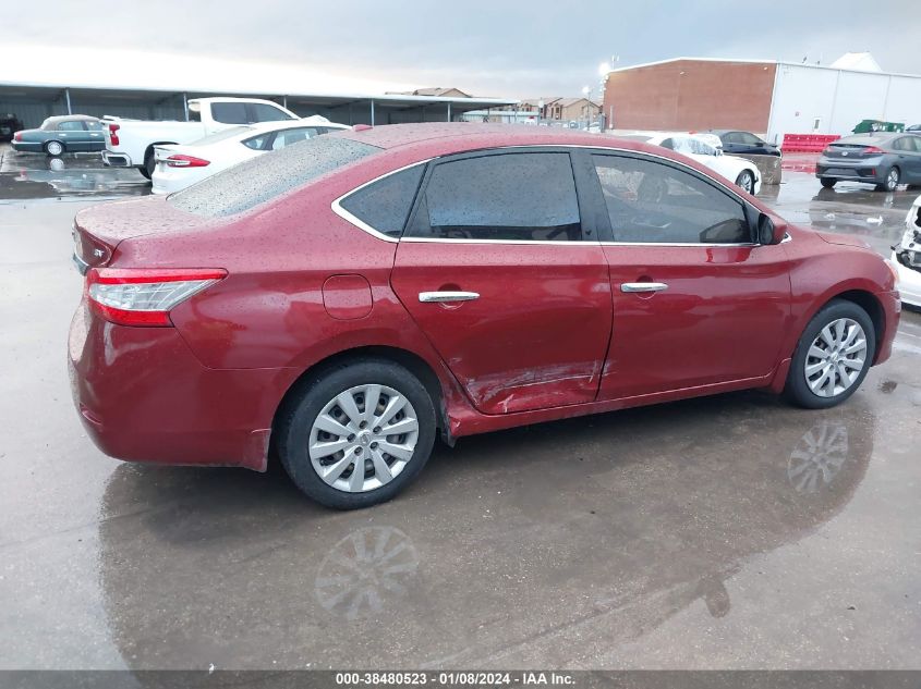 2015 Nissan Sentra Sv VIN: 3N1AB7AP3FL643864 Lot: 38480523