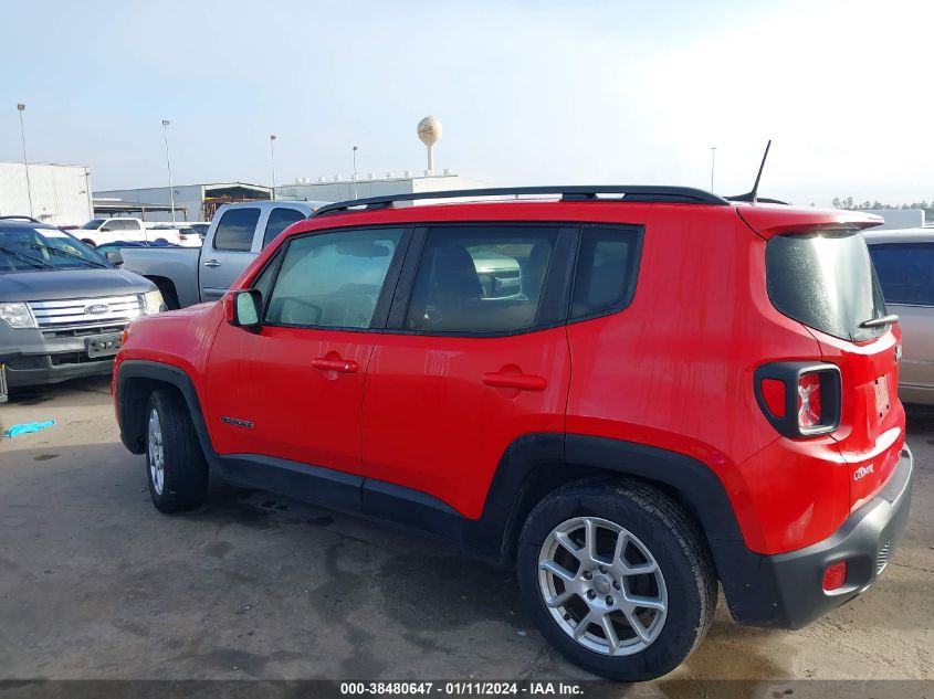 2020 Jeep Renegade Latitude Fwd VIN: ZACNJABB3LPL90241 Lot: 38480647