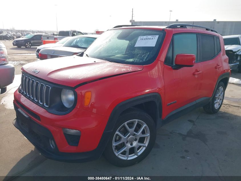 2020 Jeep Renegade Latitude Fwd VIN: ZACNJABB3LPL90241 Lot: 38480647