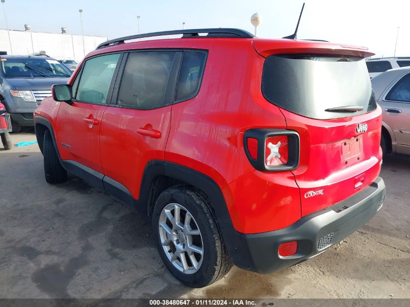 2020 Jeep Renegade Latitude Fwd VIN: ZACNJABB3LPL90241 Lot: 38480647