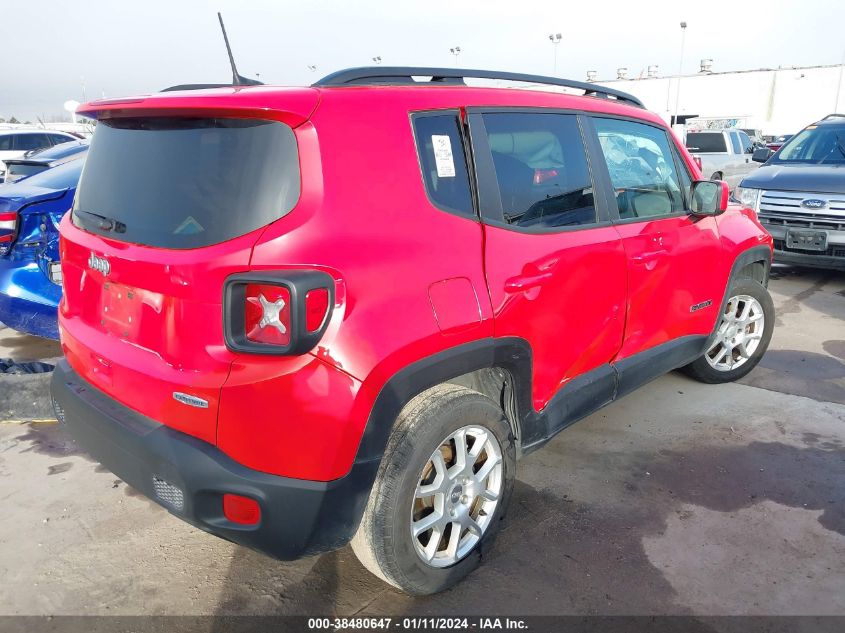 2020 Jeep Renegade Latitude Fwd VIN: ZACNJABB3LPL90241 Lot: 38480647