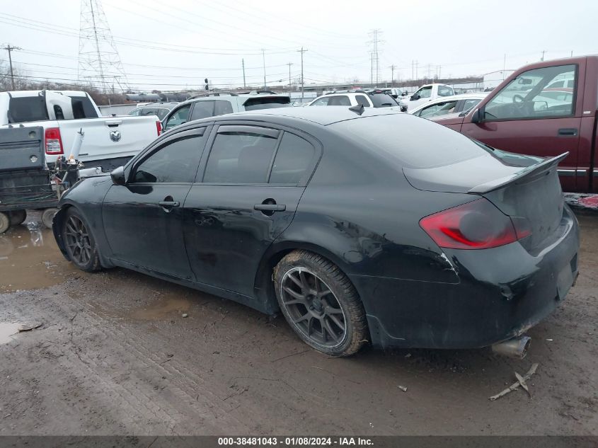 2013 Infiniti G37X VIN: JN1CV6AR6DM767657 Lot: 38481043