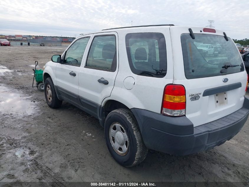 1FMYU02Z87KA02303 2007 Ford Escape Xls/Xls Manual