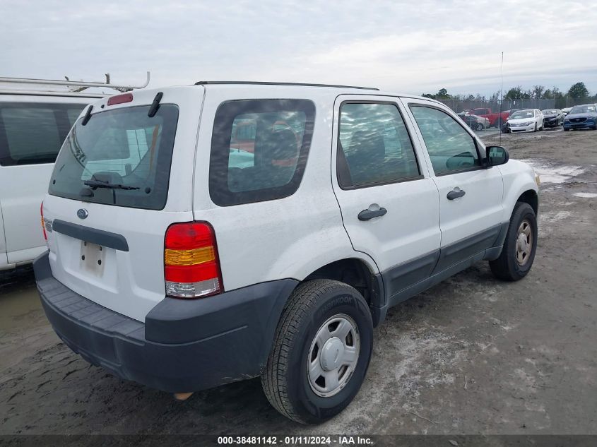 1FMYU02Z87KA02303 2007 Ford Escape Xls/Xls Manual