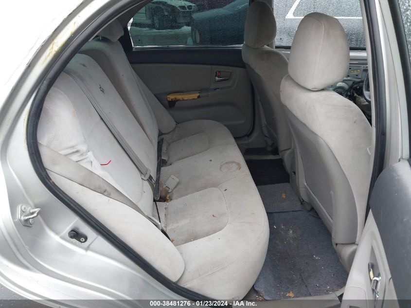 2008 Kia Spectra Ex VIN: KNAFE121485521130 Lot: 38481276