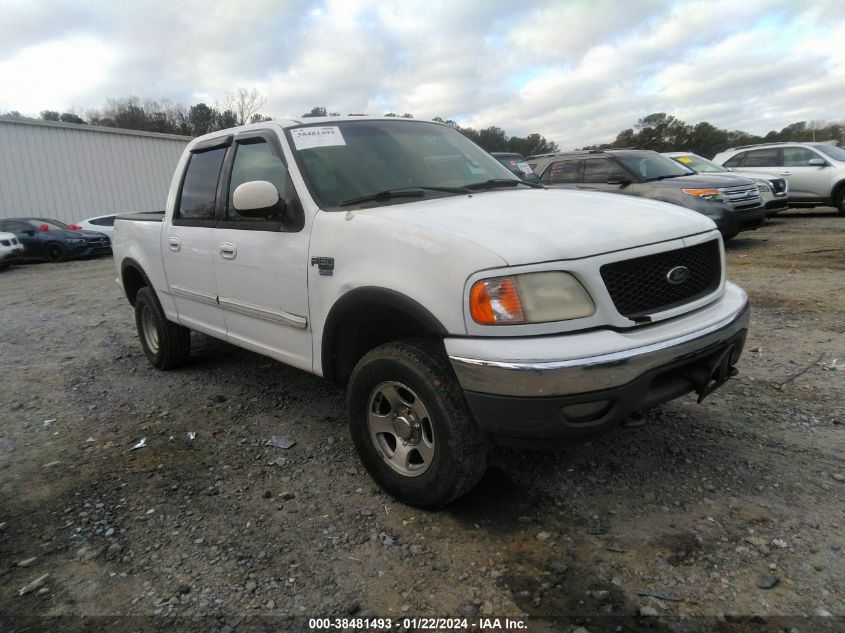 2001 Ford F-150 Supercrew King Ranch/Lariat/Xlt VIN: 1FTRW08W31KF01212 Lot: 39015574