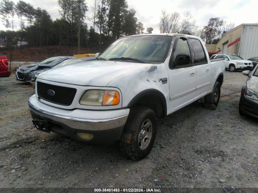 2001 Ford F-150 Supercrew King Ranch/Lariat/Xlt VIN: 1FTRW08W31KF01212 Lot: 39015574