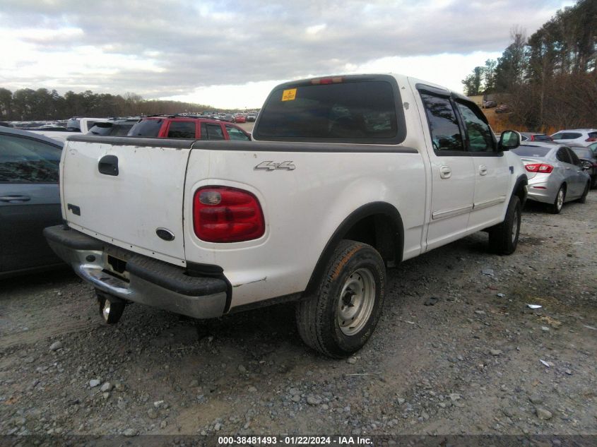 2001 Ford F-150 Supercrew King Ranch/Lariat/Xlt VIN: 1FTRW08W31KF01212 Lot: 39015574