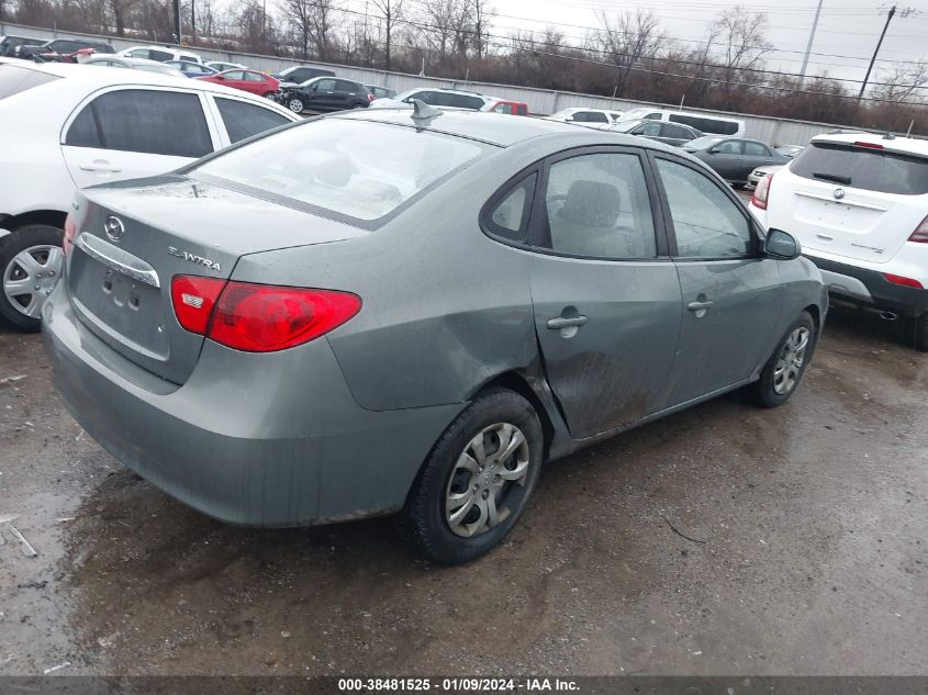 2010 Hyundai Elantra Gls VIN: KMHDU4AD5AU865129 Lot: 38481525