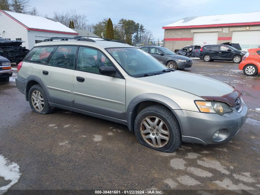 2005 Subaru Outback 2.5I VIN: 4S4BP61C357393535 Lot: 38481601