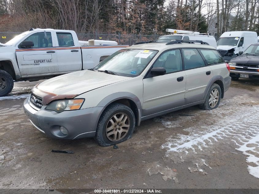 2005 Subaru Outback 2.5I VIN: 4S4BP61C357393535 Lot: 38481601