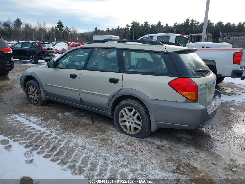 2005 Subaru Outback 2.5I VIN: 4S4BP61C357393535 Lot: 38481601