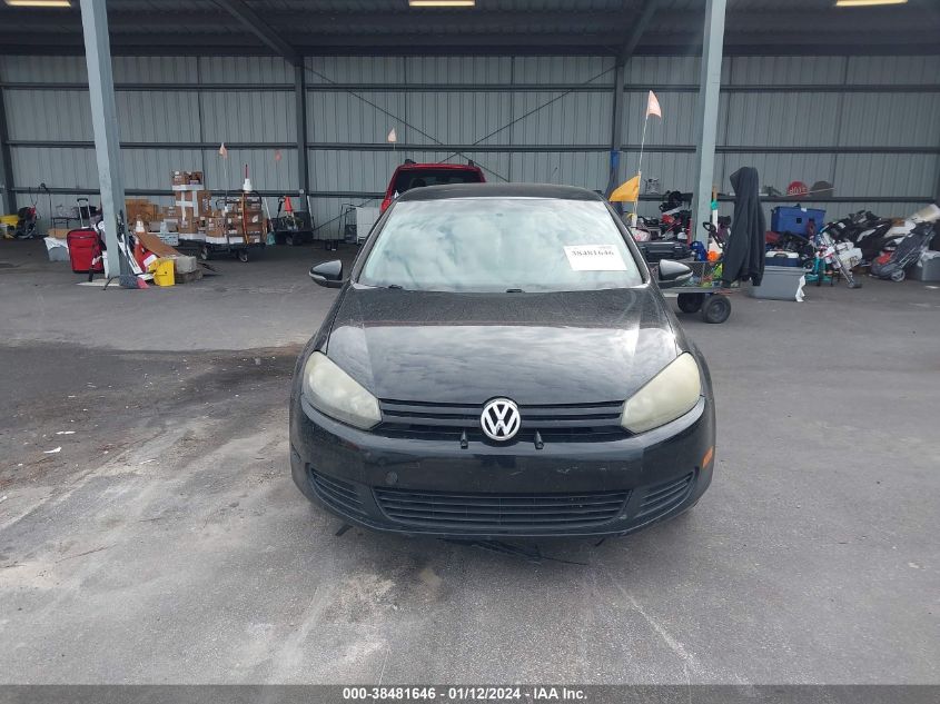 2010 Volkswagen Golf 2-Door VIN: WVWBA7AJ1AW225600 Lot: 38481646