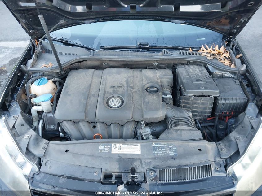 2010 Volkswagen Golf 2-Door VIN: WVWBA7AJ1AW225600 Lot: 38481646