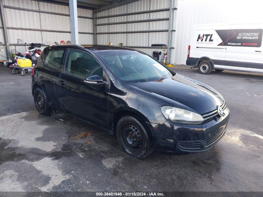 2010 Volkswagen Golf 2-Door VIN: WVWBA7AJ1AW225600 Lot: 38481646
