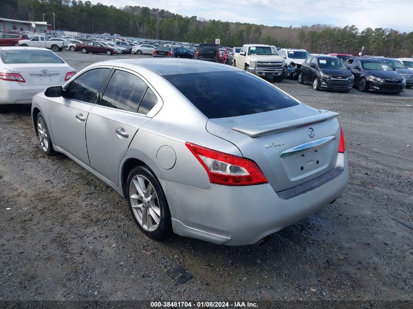 2009 Nissan Maxima 3.5 Sv VIN: 1N4AA51E49C801718 Lot: 38481704