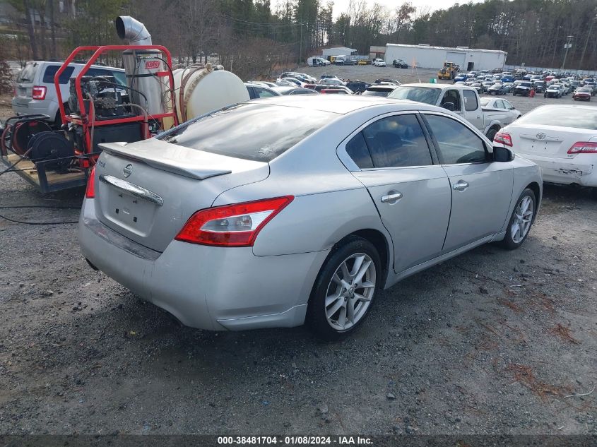 2009 Nissan Maxima 3.5 Sv VIN: 1N4AA51E49C801718 Lot: 38481704