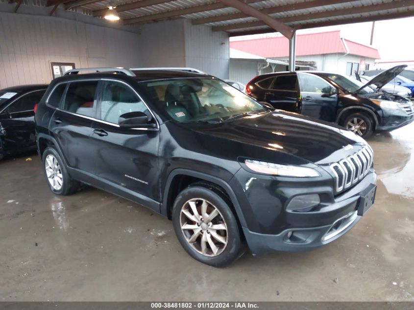 2014 Jeep Cherokee Limited VIN: 1C4PJMDSXEW280531 Lot: 38481802