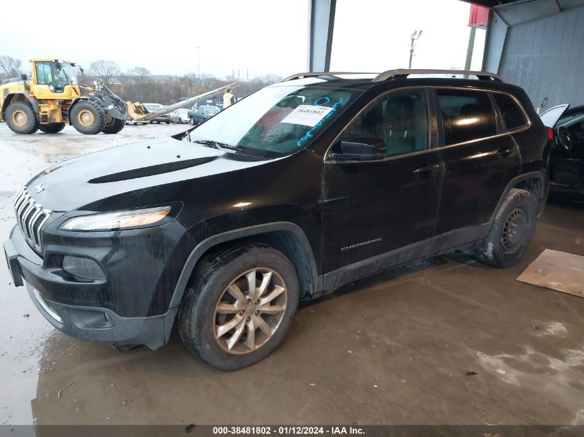 2014 Jeep Cherokee Limited VIN: 1C4PJMDSXEW280531 Lot: 38481802