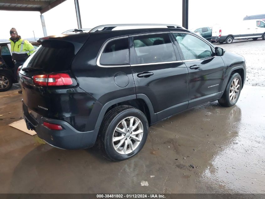 2014 Jeep Cherokee Limited VIN: 1C4PJMDSXEW280531 Lot: 38481802