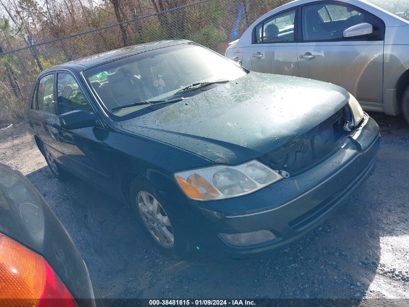 2001 Toyota Avalon Xls W/Bucket Seats VIN: 4T1BF28B81U179130 Lot: 40949359