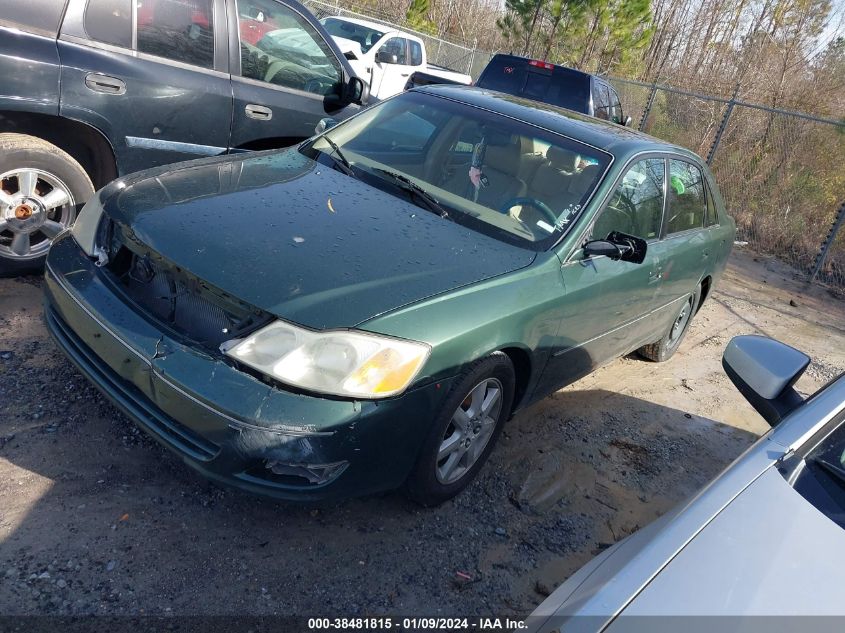 2001 Toyota Avalon Xls W/Bucket Seats VIN: 4T1BF28B81U179130 Lot: 40949359