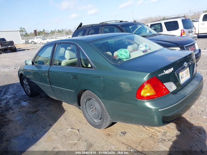 2001 Toyota Avalon Xls W/Bucket Seats VIN: 4T1BF28B81U179130 Lot: 40949359