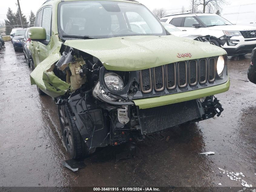 2016 Jeep Renegade 75Th Anniversary VIN: ZACCJBBT5GPC82900 Lot: 38481915