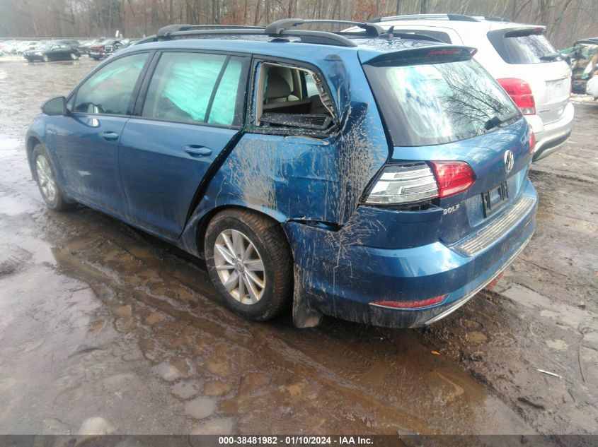 3VW217AU8KM506544 2019 Volkswagen Golf Sportwagen 1.8T S