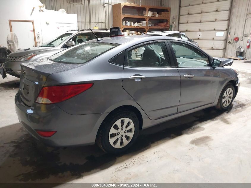 2016 Hyundai Accent Se VIN: KMHCT4AE9GU068334 Lot: 38482040