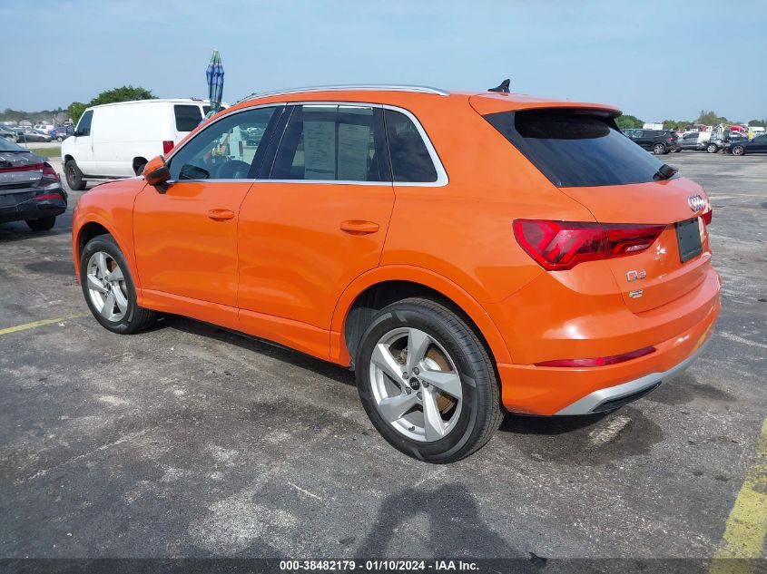 WA1AUCF36M1060404 2021 Audi Q3 Premium 40 Tfsi Quattro Tiptronic