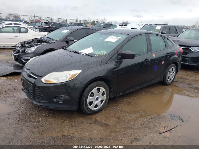 2013 Ford Focus S VIN: 1FADP3E21DL383742 Lot: 38482329