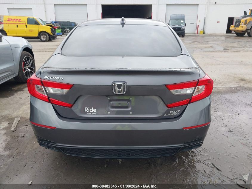 2018 Honda Accord Sport 2.0T VIN: 1HGCV2F3XJA015288 Lot: 38482345