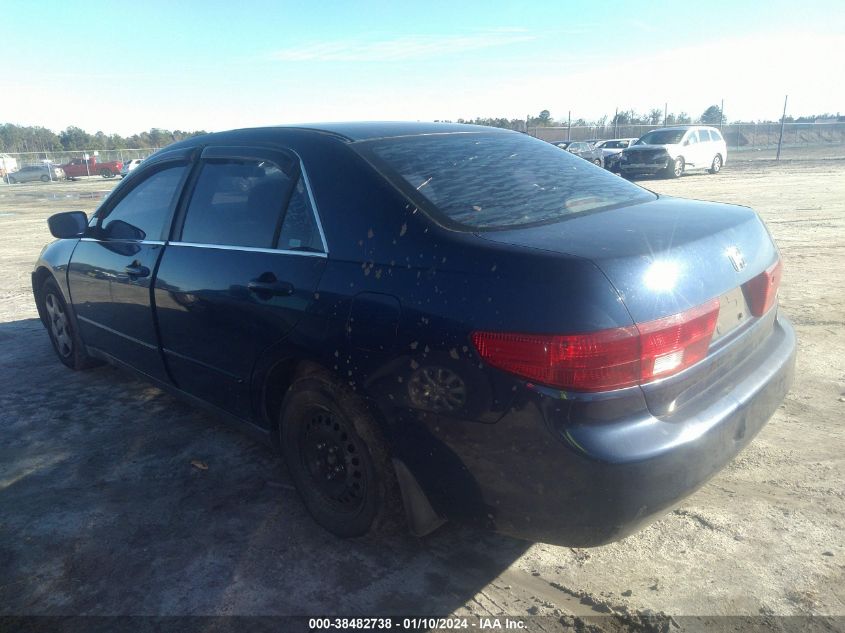 2005 Honda Accord 2.4 Lx VIN: 3HGCM56405G704325 Lot: 38482738