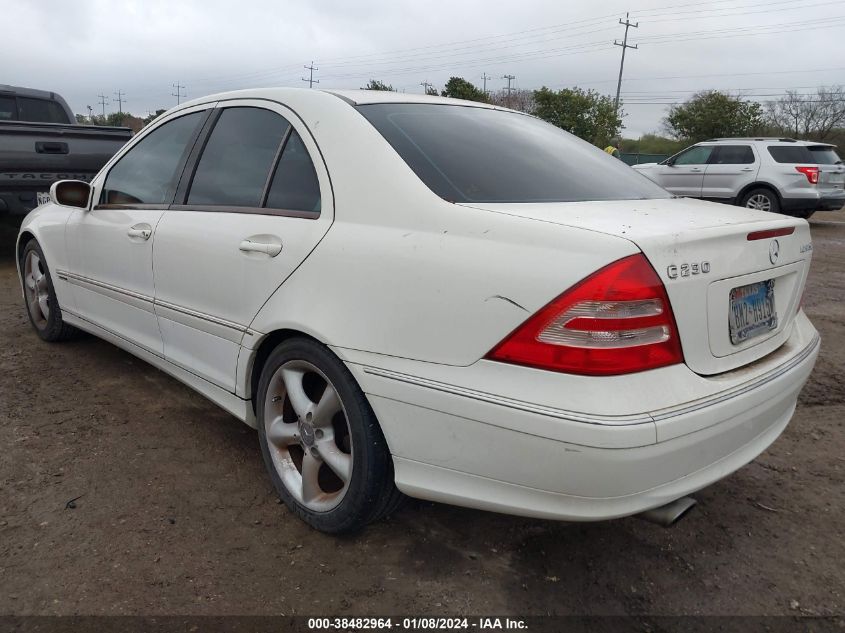 WDBRF40J24F530056 2004 Mercedes-Benz C 230 Kompressor Sport/Sport