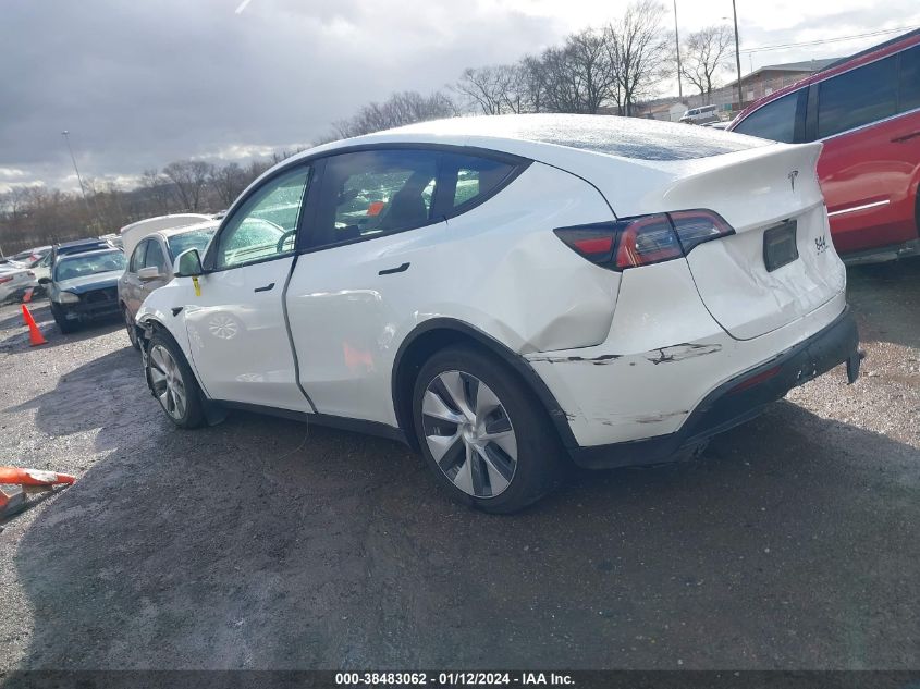 2023 Tesla Model Y Awd/Long Range Dual Motor All-Wheel Drive VIN: 7SAYGAEE2PF648446 Lot: 38483062