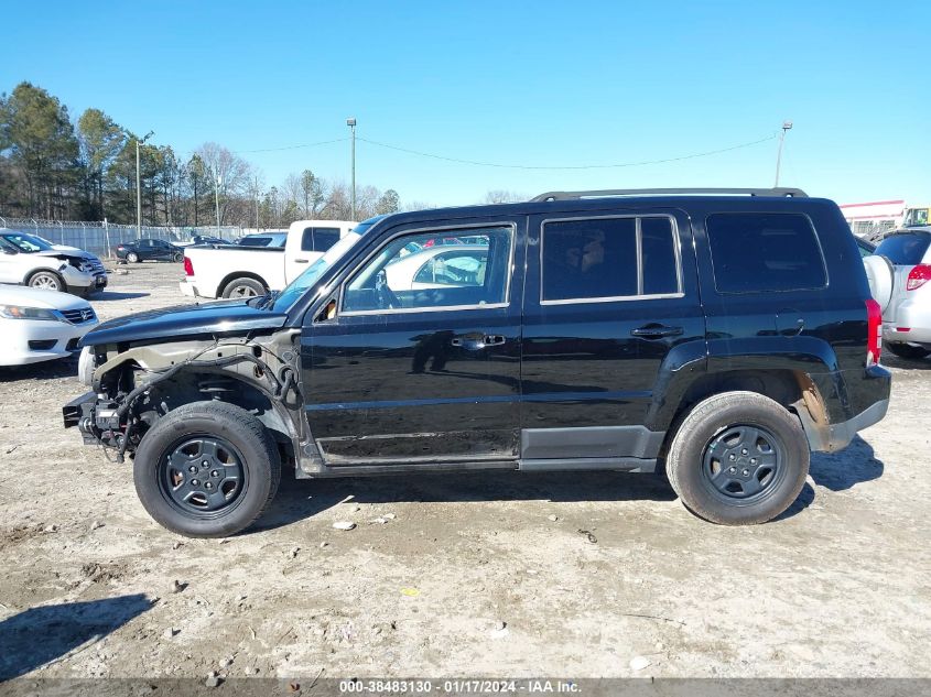 2014 Jeep Patriot Sport VIN: 1C4NJPBA7ED534498 Lot: 40634890