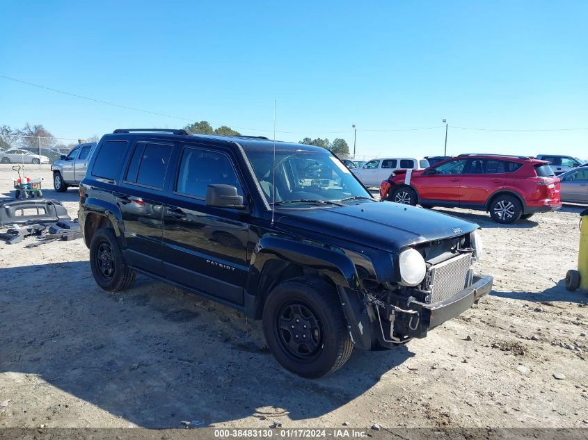 2014 Jeep Patriot Sport VIN: 1C4NJPBA7ED534498 Lot: 40634890