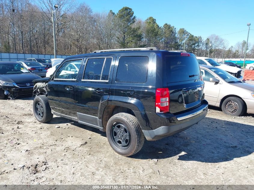 2014 Jeep Patriot Sport VIN: 1C4NJPBA7ED534498 Lot: 40634890