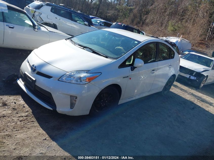 2015 Toyota Prius Two VIN: JTDKN3DU2F0407030 Lot: 38483151