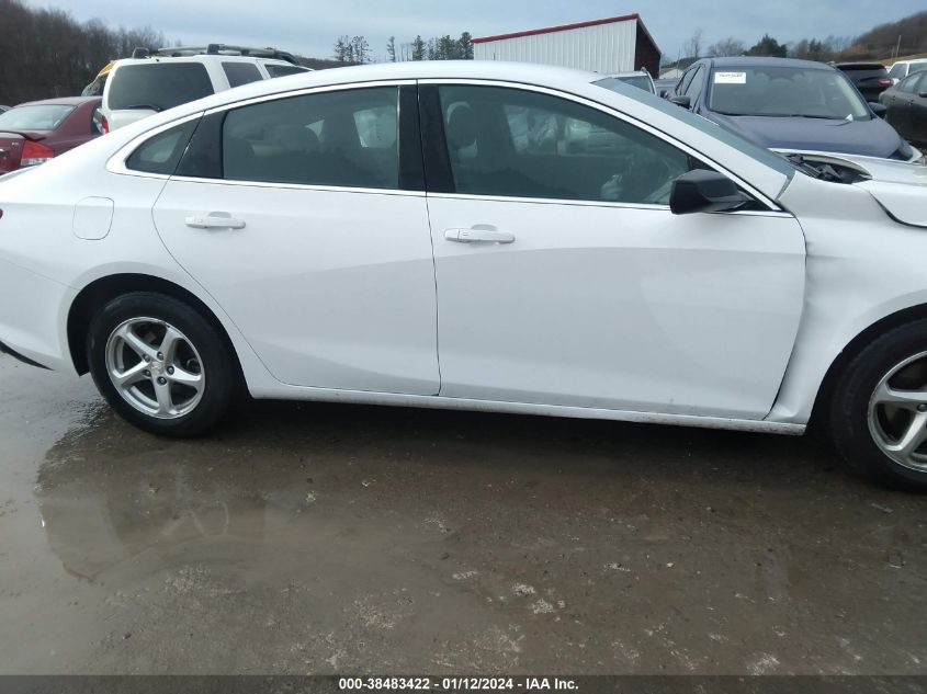 2018 Chevrolet Malibu 1Fl VIN: 1G1ZC5ST5JF196124 Lot: 38483422