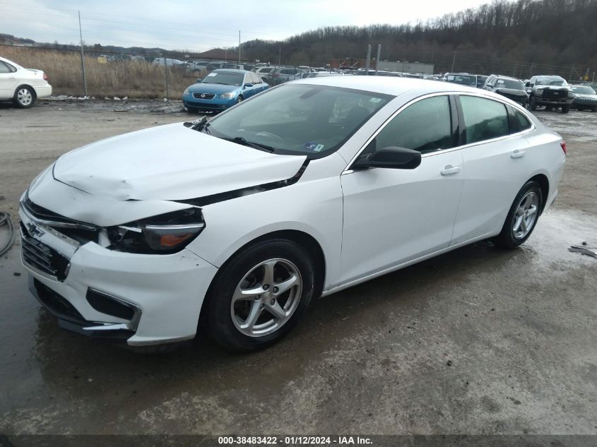 2018 Chevrolet Malibu 1Fl VIN: 1G1ZC5ST5JF196124 Lot: 38483422