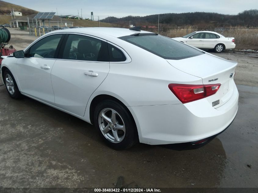 2018 Chevrolet Malibu 1Fl VIN: 1G1ZC5ST5JF196124 Lot: 38483422