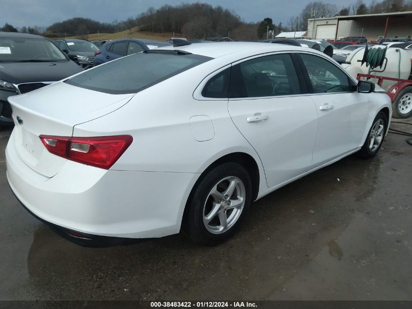 2018 Chevrolet Malibu 1Fl VIN: 1G1ZC5ST5JF196124 Lot: 38483422