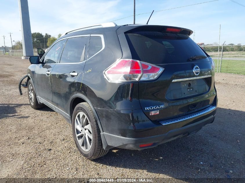 2015 Nissan Rogue Sl VIN: 5N1AT2MT8FC807039 Lot: 38483449