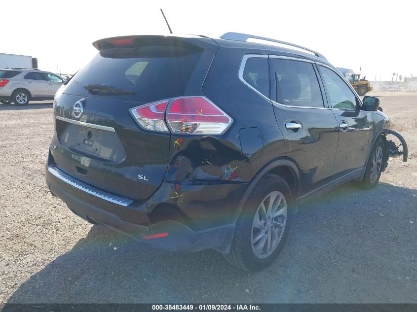 2015 Nissan Rogue Sl VIN: 5N1AT2MT8FC807039 Lot: 38483449