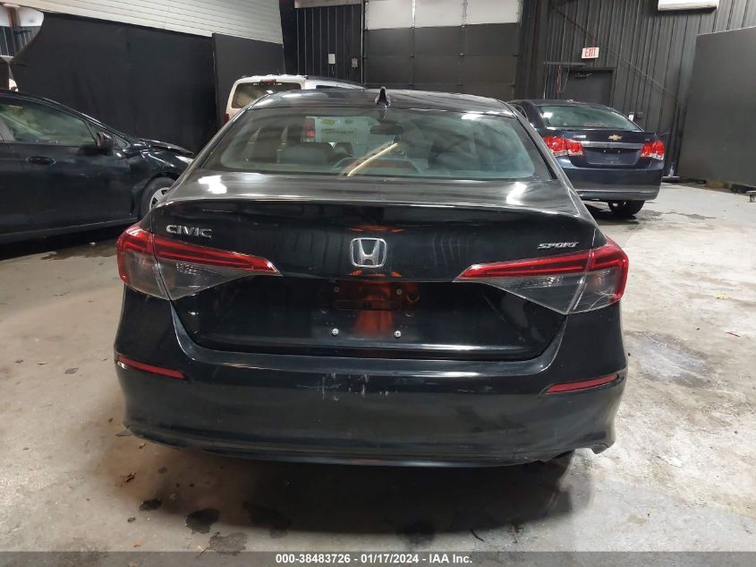 2022 Honda Civic Sport VIN: 2HGFE2F53NH546354 Lot: 38483726